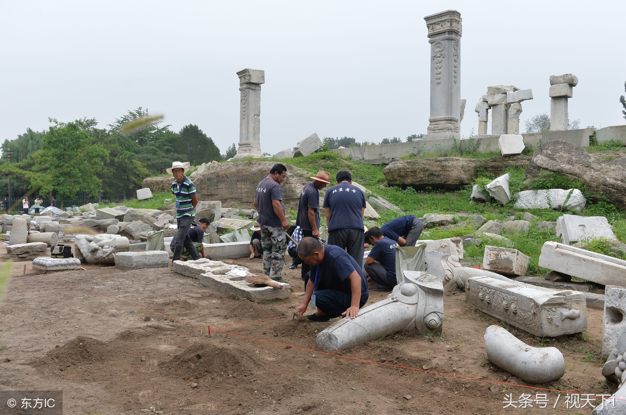 圓明園考古新發(fā)現(xiàn)揭示多處遺跡，歷史遺址與文化傳承的珍貴見證